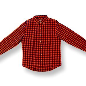 Lands’ End Men’s Gingham/Plaid Dress Shirt